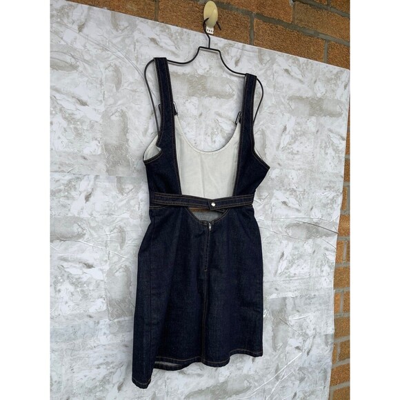 ALEXACHUNG cut out Denim Minidress size 6 - Picture 7 of 12
